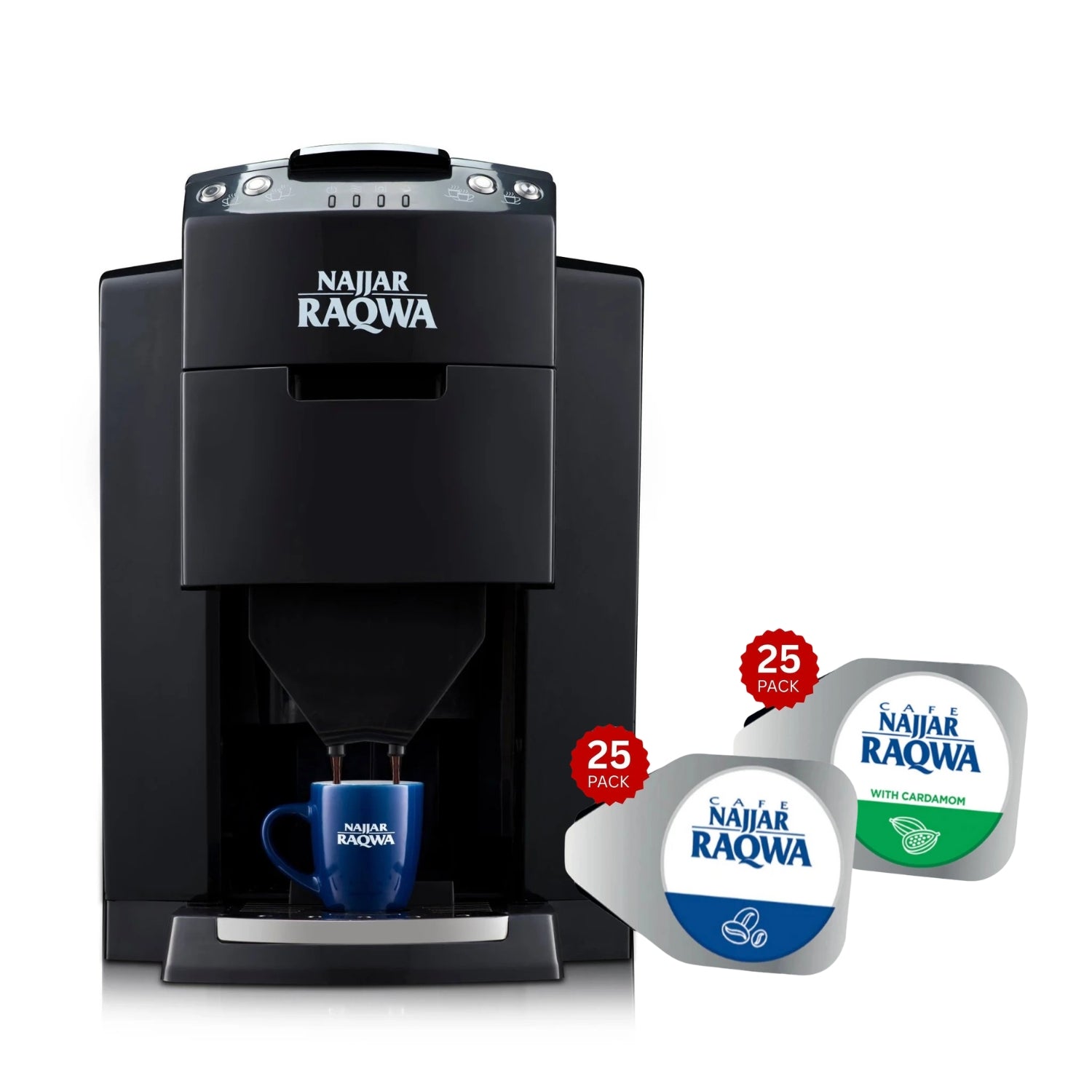 Raqwa Starter Bundle – Machine + 50 Pods